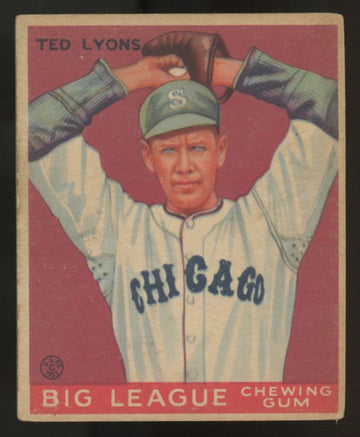 1933 Goudey Ted Lyons #7 VG/EX