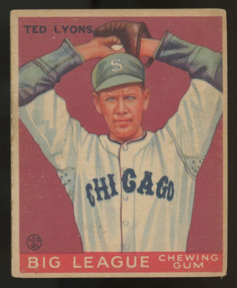1933 Goudey Ted Lyons #7 VG/EX