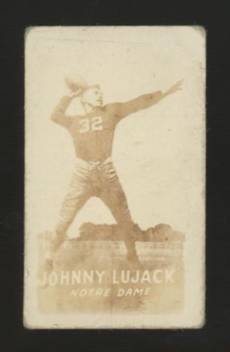 1948 Topps Magic Johnny Lujack All American Football #6 VG