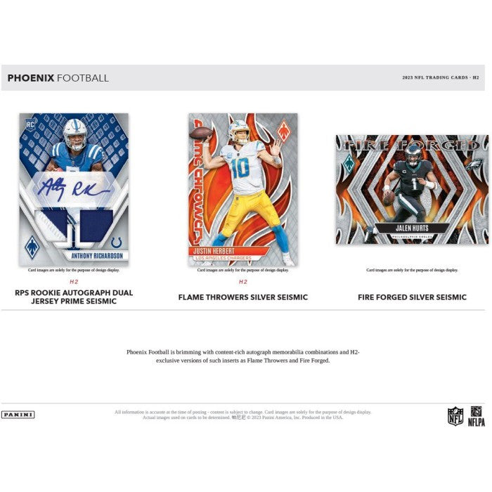 2023 Panini Phoenix Football H2 Hybrid Box