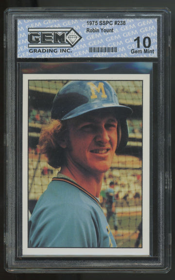 1975 SSPC Robin Yount RC #238 GGI 10