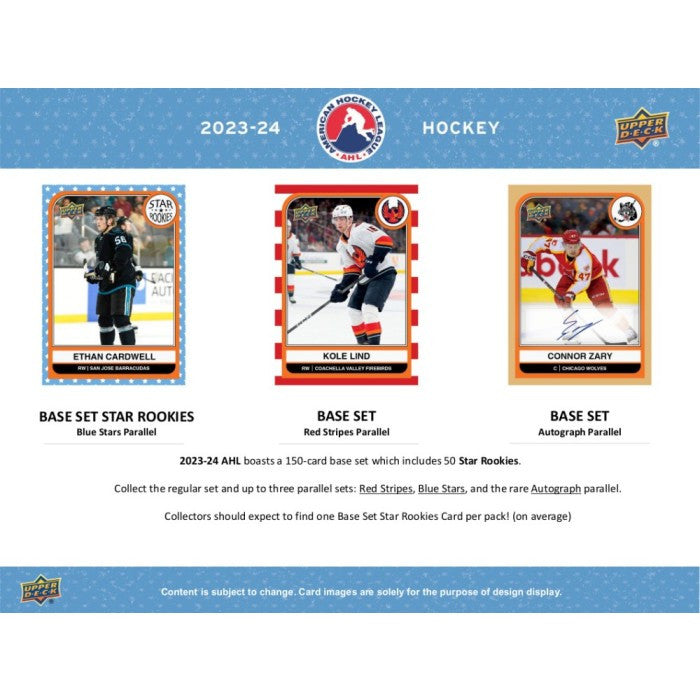 2023/24 Upper Deck AHL Hockey Hobby Box