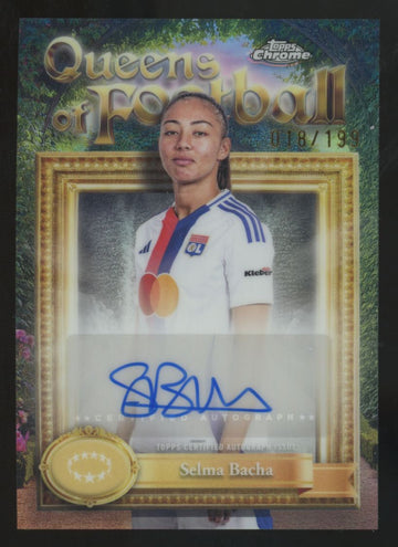 2024-25 Topps Chrome UEFA Women's Selma Bacha Queens Of Football Auto /199
