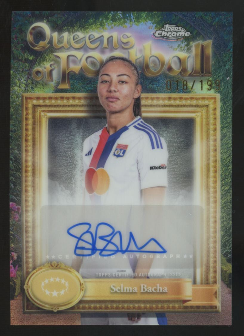 2024-25 Topps Chrome UEFA Women's Selma Bacha Queens Of Football Auto /199