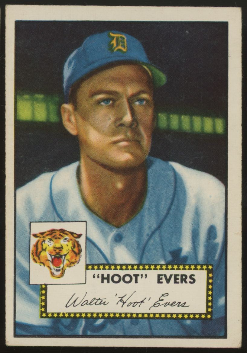 1952 Topps Hoot Evers #222 VG/EX
