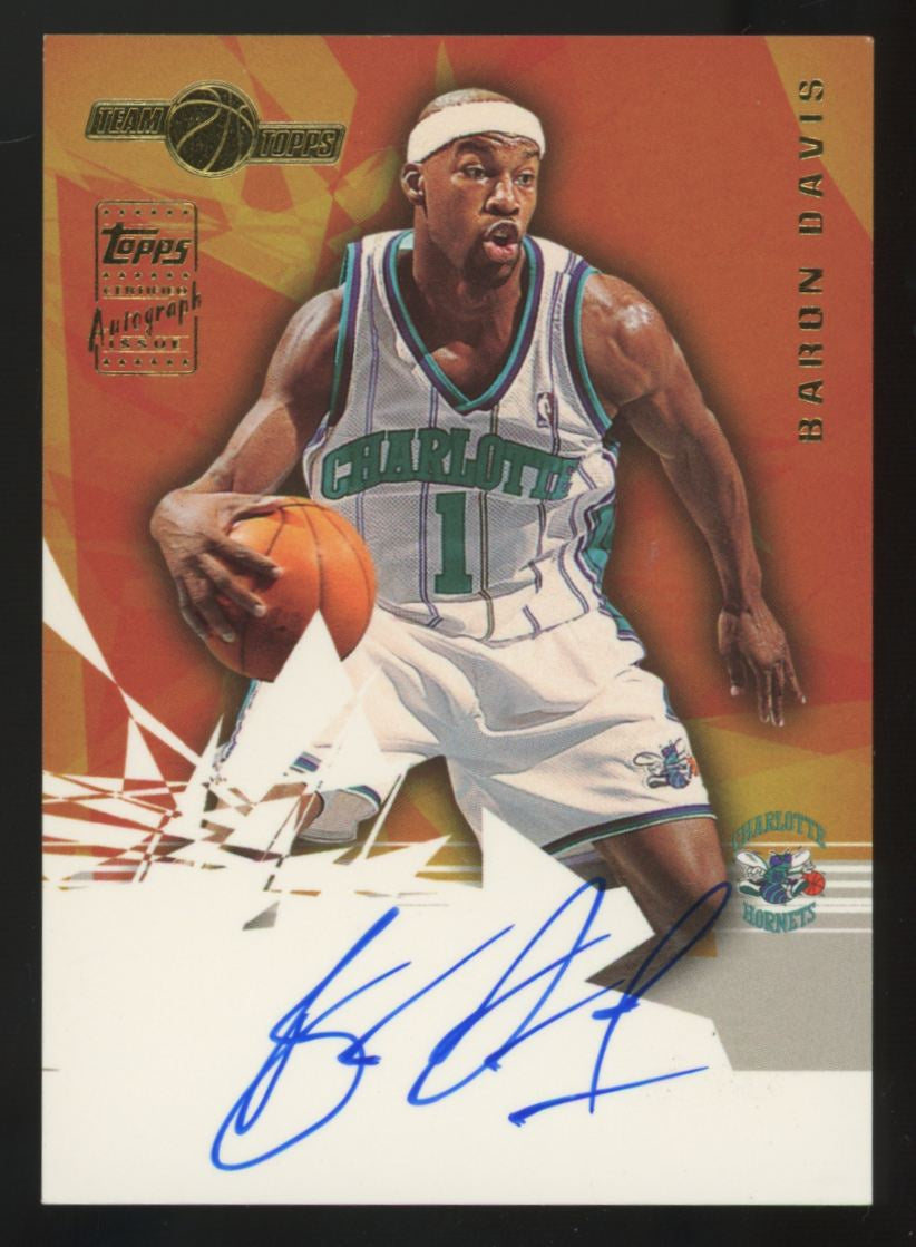 2001-02 Topps Baron Davies Team Topps Auto #TA-BD