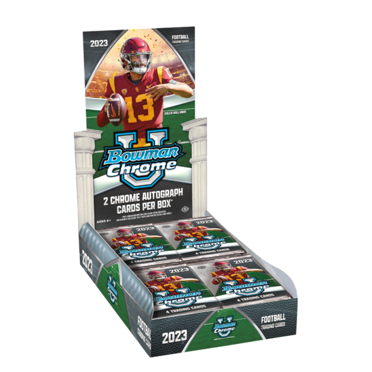 2023 Bowman University Chrome Football Hobby Box