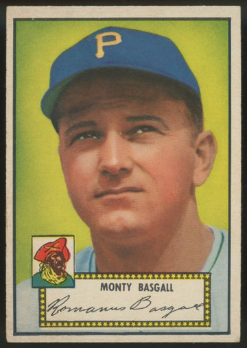 1952 Topps Monty Basgall RC #12 VG/EX