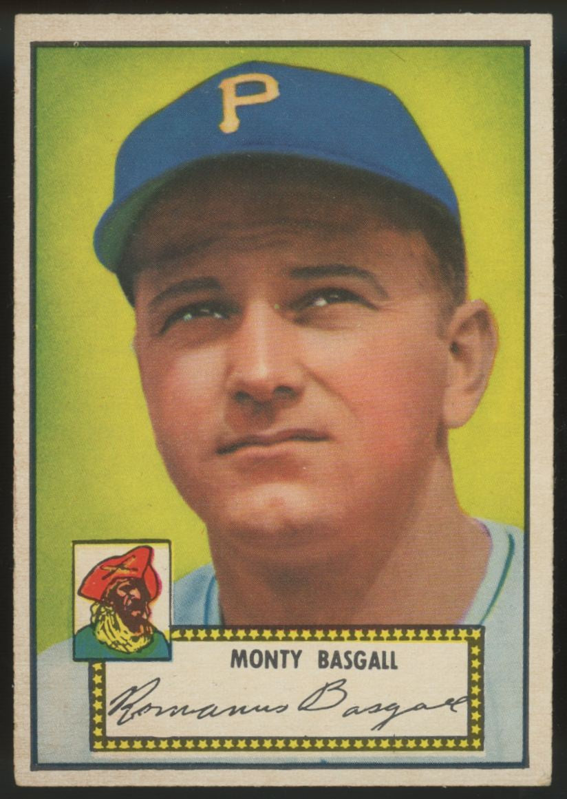 1952 Topps Monty Basgall RC #12 VG/EX