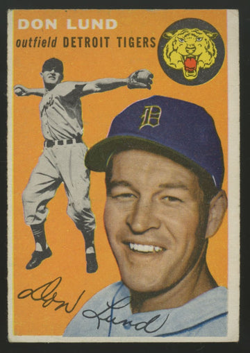 1954 Topps Don Lund #167 G-VG (Wrinkles)