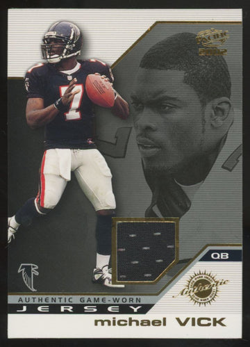 2002 Pacific Michael Vick Jersey Patch #4