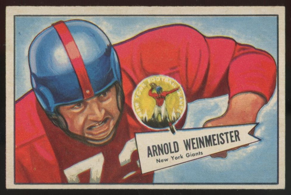 1952 Bowman Small Arnold Weinmeister #101 EX-MT