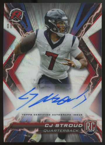 2023 Topps Composite Resurgence CJ Stroud RC Auto Silver Wave /125 #RRS-CJS