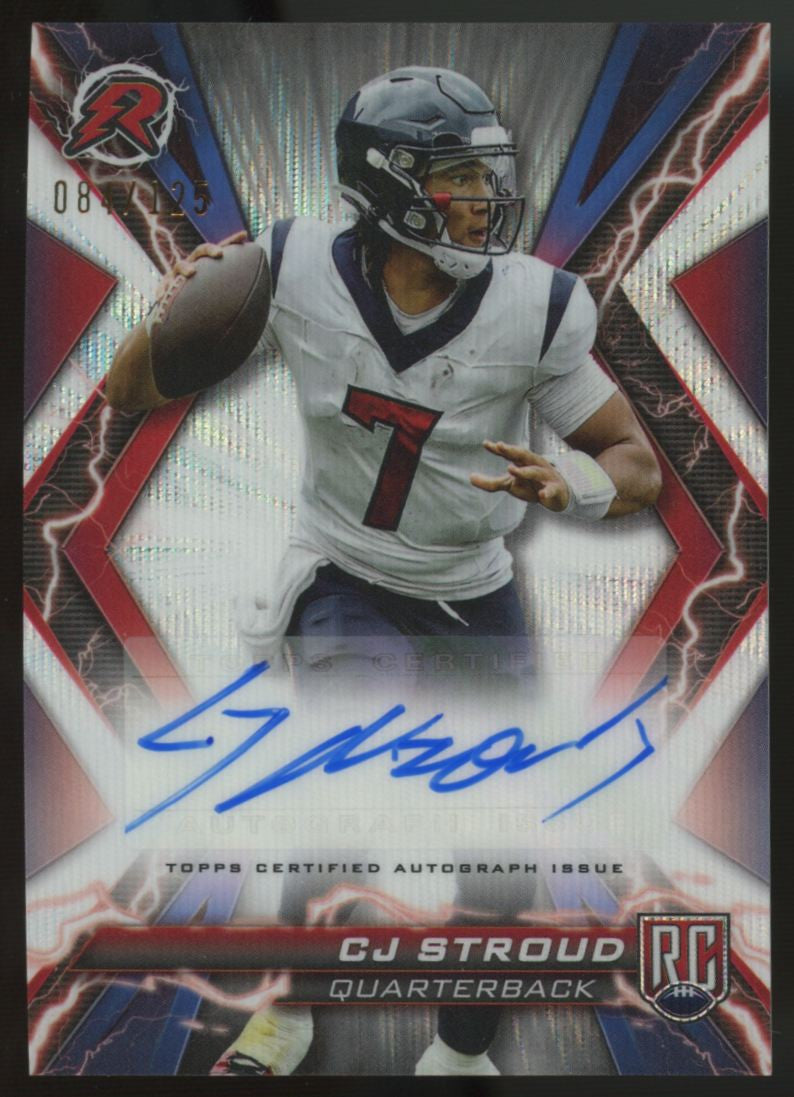 2023 Topps Composite Resurgence CJ Stroud RC Auto Silver Wave /125 #RRS-CJS
