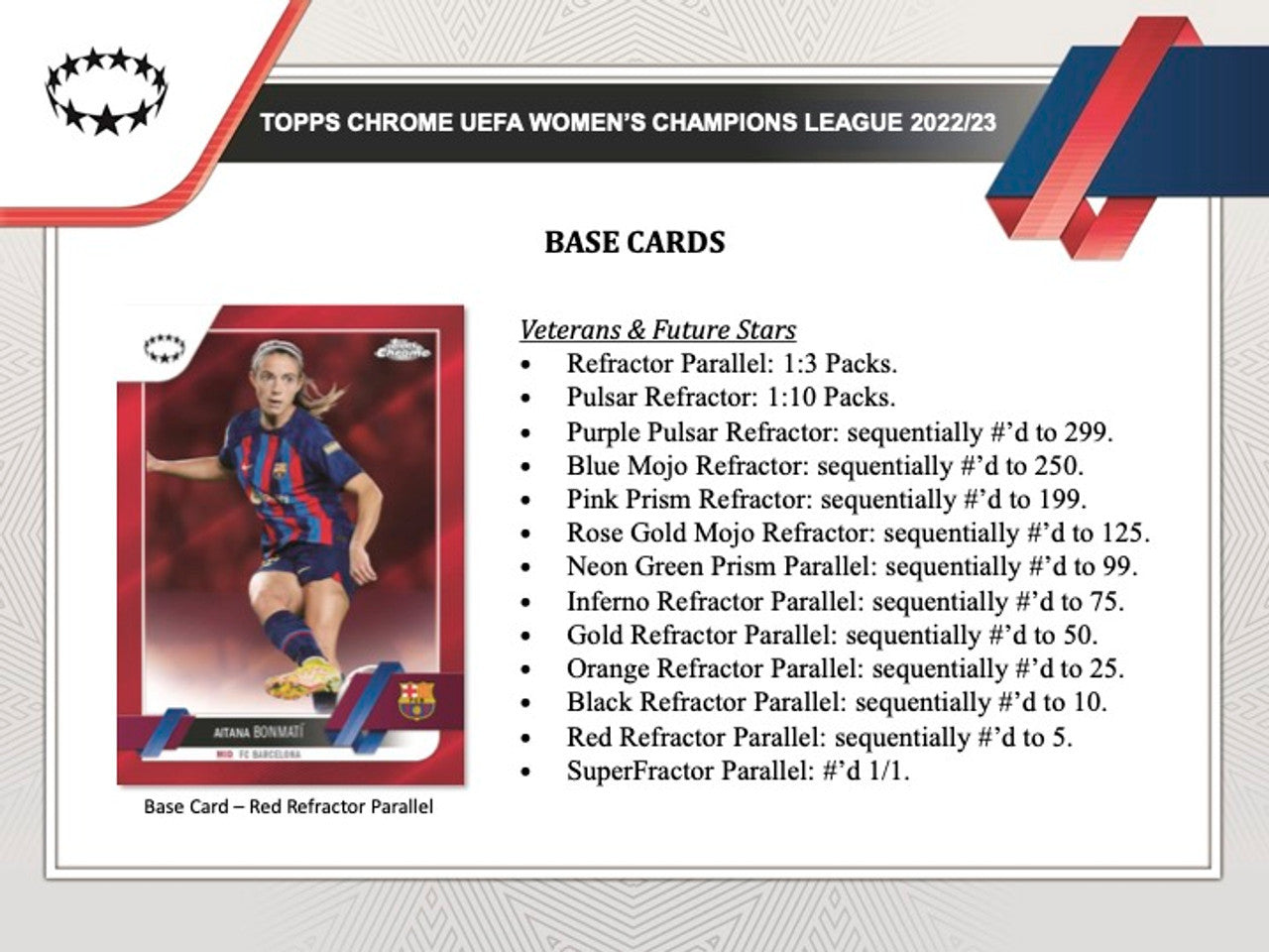2022-23 Topps Chrome Women's UEFA Soccer Hobby Box