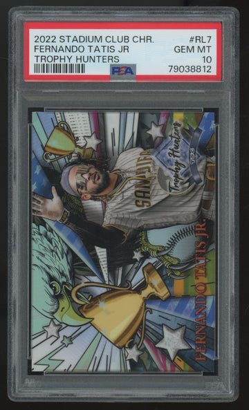 2022 Stadium Club Chrome Fernando Tatis Jr. Trophy Hunters #RL-7 PSA 10