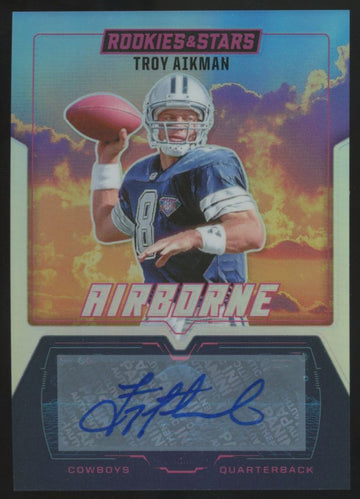 2025 Panini Rookies & Stars Troy Aikman Airborne Auto /99 #13