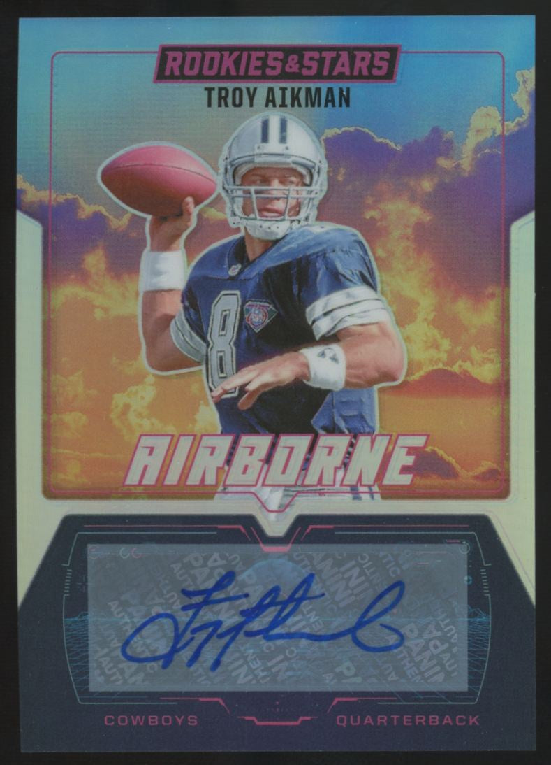 2025 Panini Rookies & Stars Troy Aikman Airborne Auto /99 #13