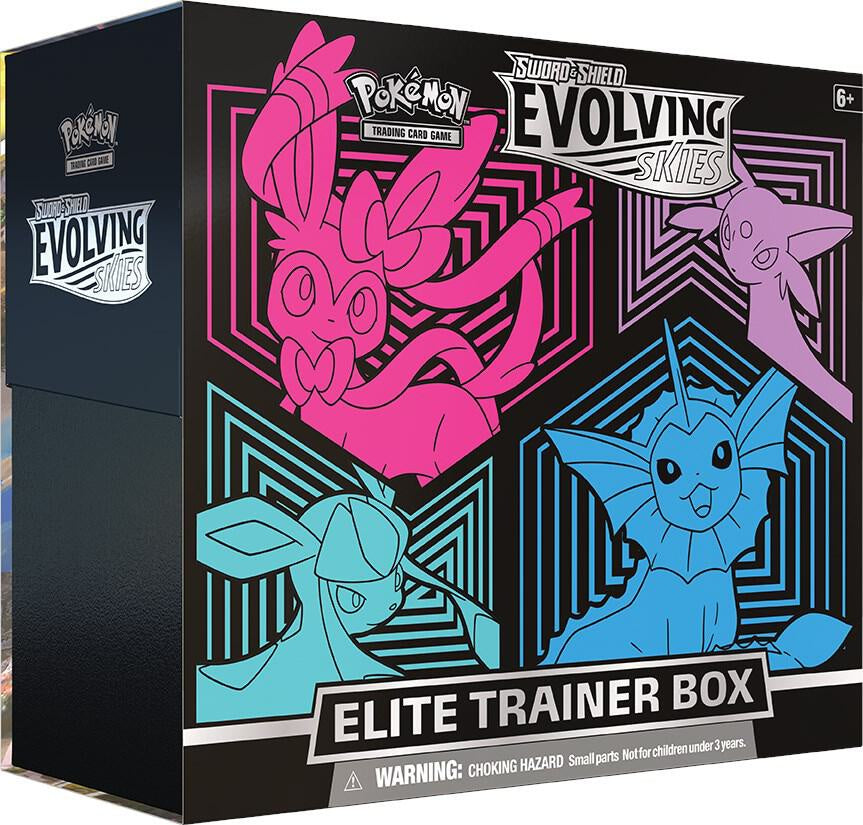 Pokemon: Evolving Skies Elite Trainer Box - Sylveon/Espeon/Glaceon/Vaporeon