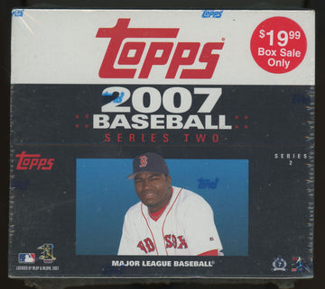 2007 Topps Baseball Series 2 24 Pack Retail Box Factory Sealed