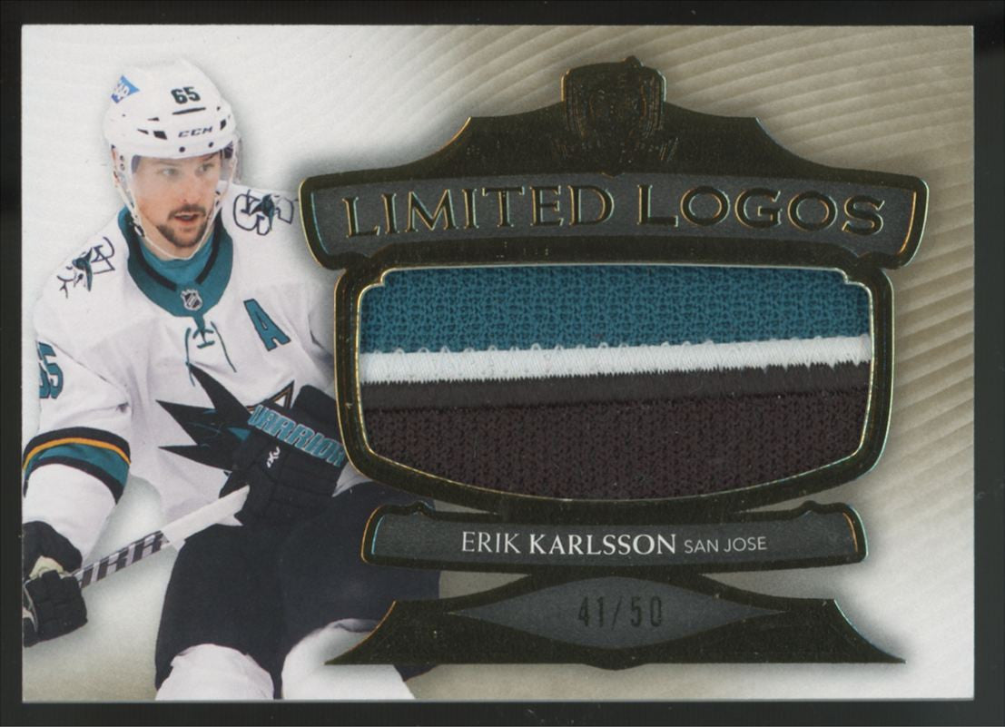 2021-22 The Cup Erik Karlsson Limited Logos Patch /50 #LL-EK