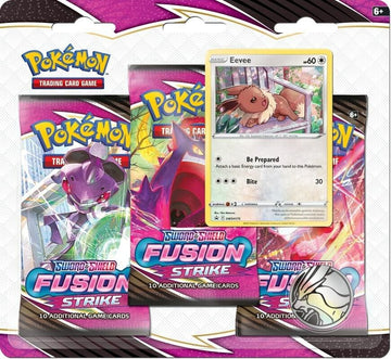 Pokemon: Fusion Strike 3 Pack Blister - Eevee