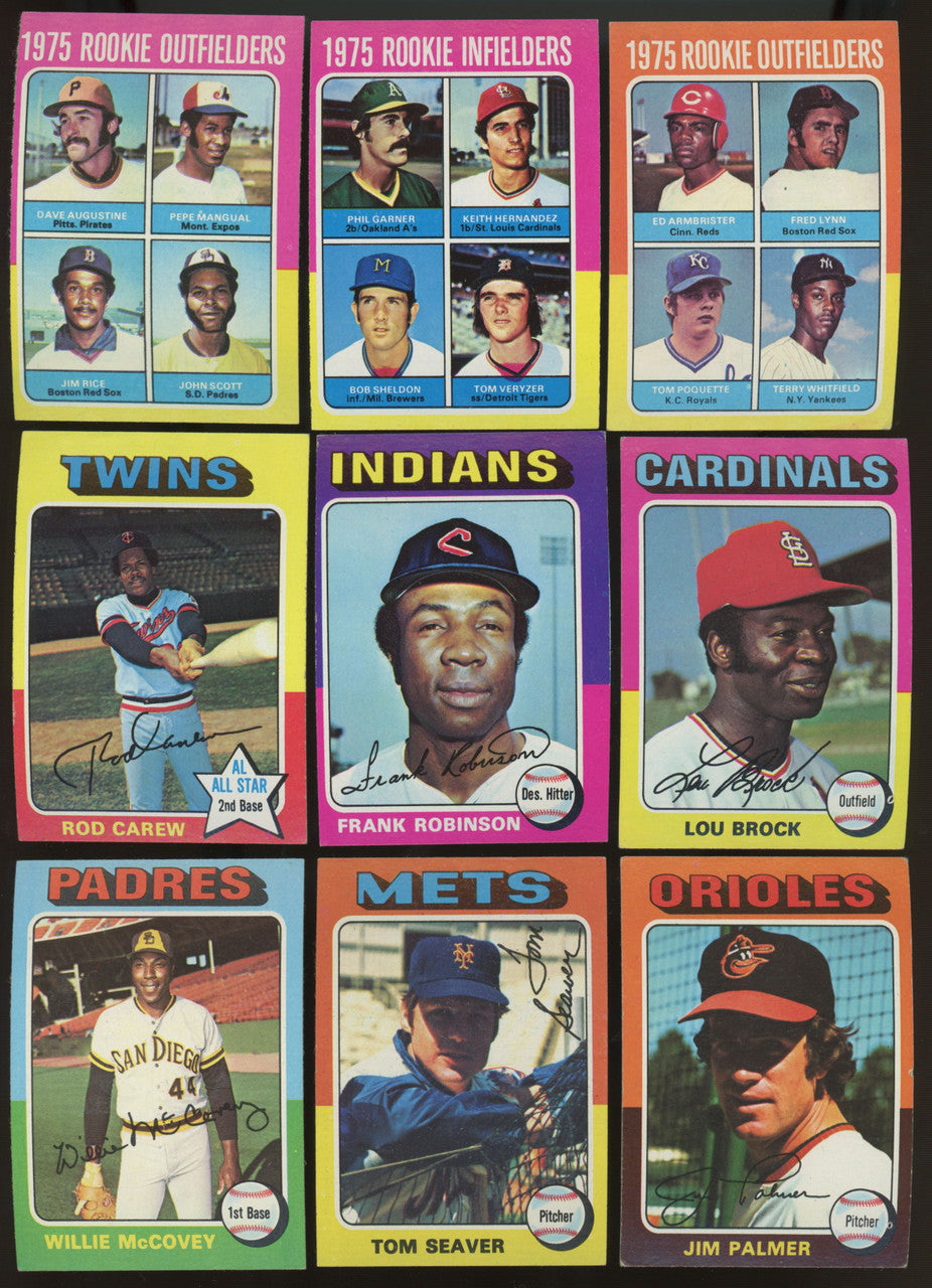 1975 Topps Baseball Complete Set (660) VG/EX-EX Overall