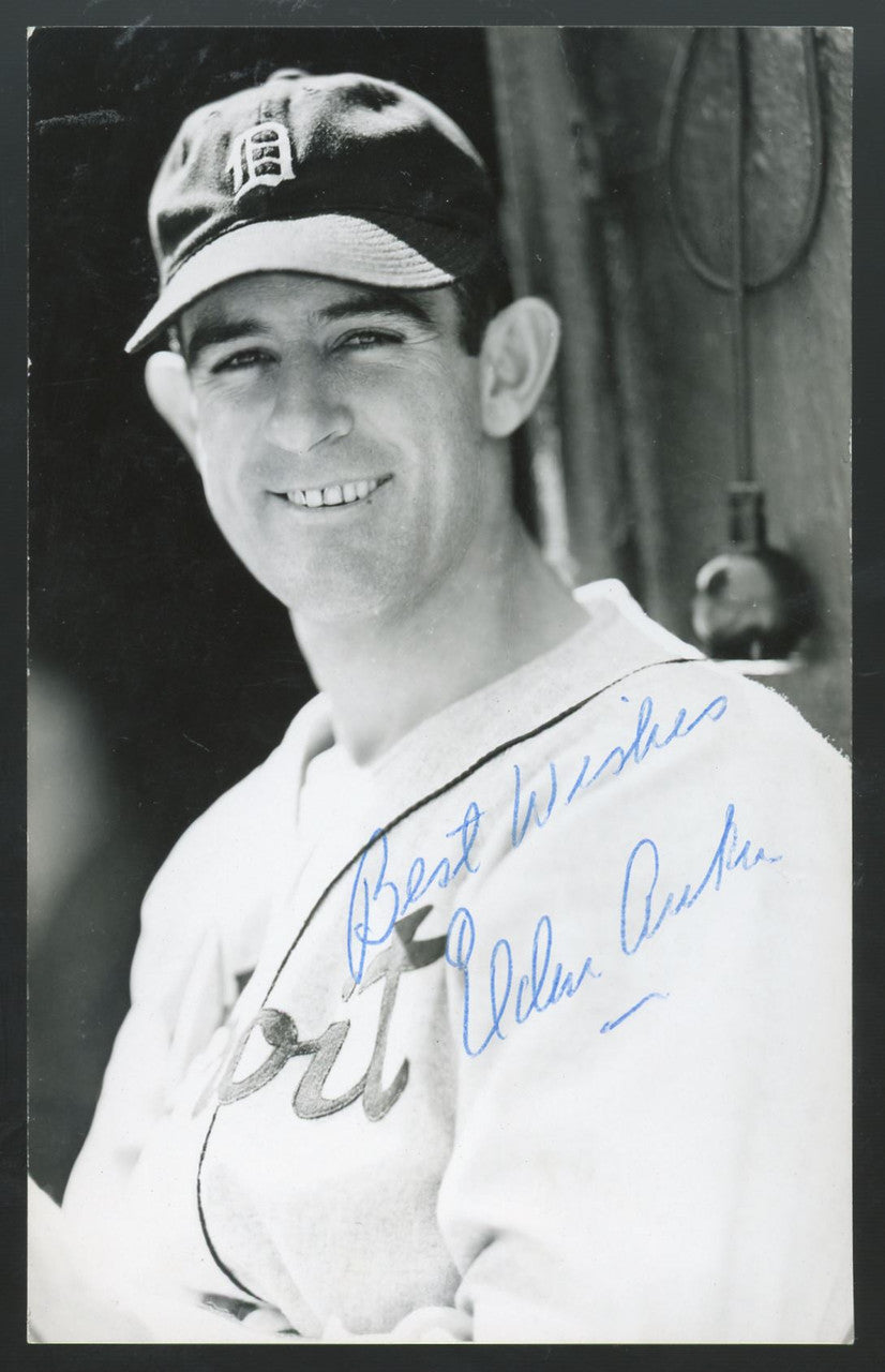 Elden Auker Signed Autographed Photo Postcard JSA