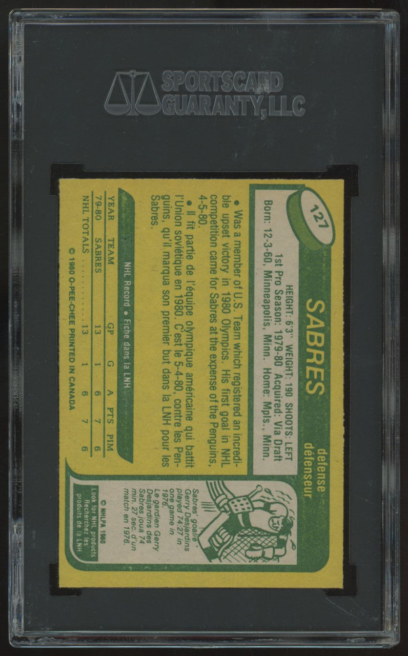 1980-81 O-Pee-Chee Mike Ramsey RC #127 SGC 9