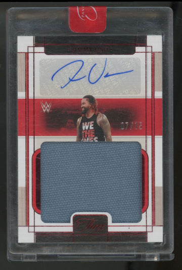 2024 Panini Three Count WWE Jimmy Uso Massive Mat Patch Auto Red /15 #MM-JSU
