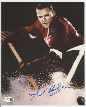 Sid Abel Signed Autographed 8x10 Photo Poster JSA
