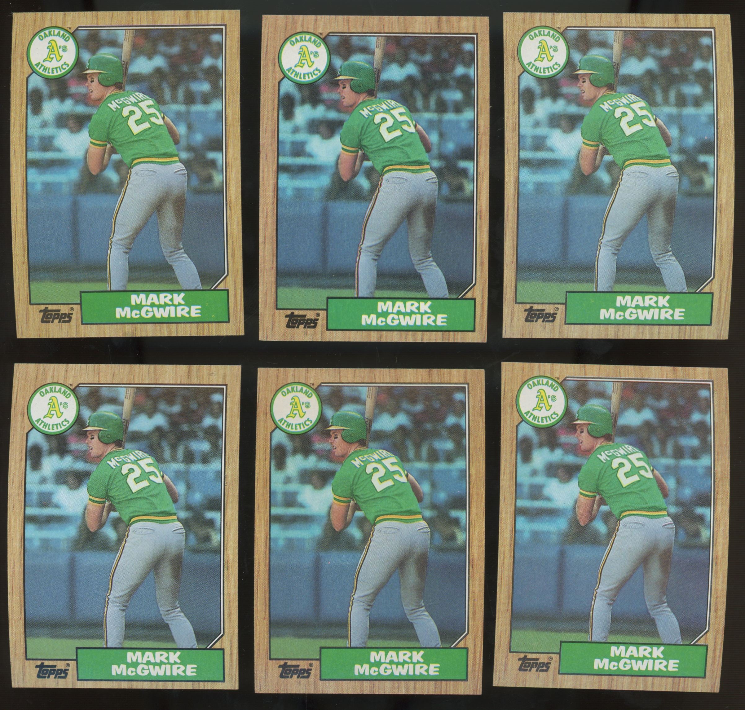 1987 Topps Mark McGwire RC #366 (Lot Of 29)