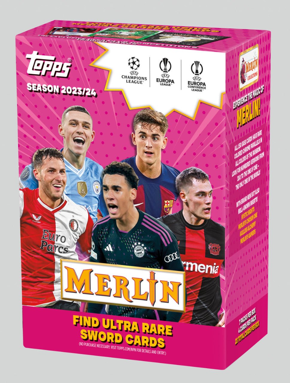2023/24 Topps Merlin UEFA Club Competitions Blaster Box