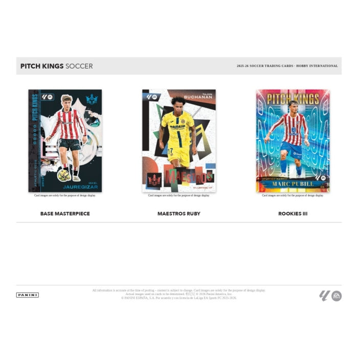2025-26 Panini Pitch Kings Soccer Hobby International Box