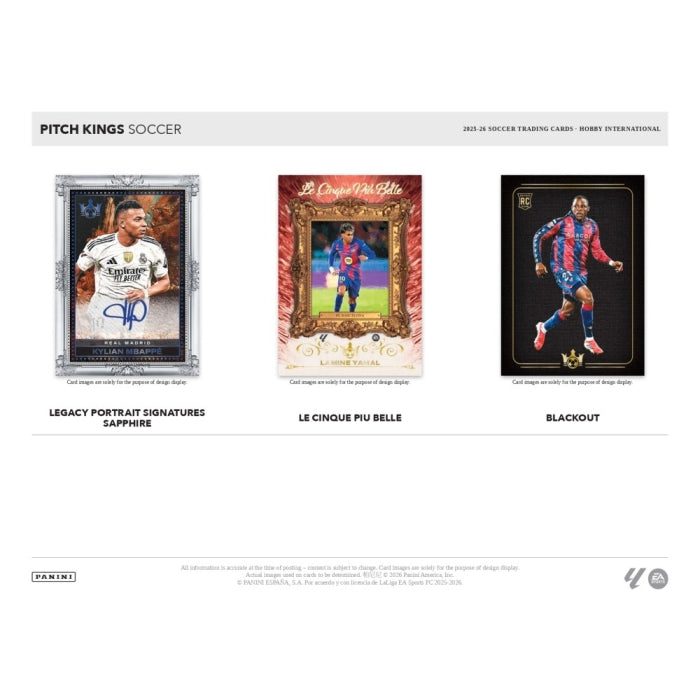 2025-26 Panini Pitch Kings Soccer Hobby International Box