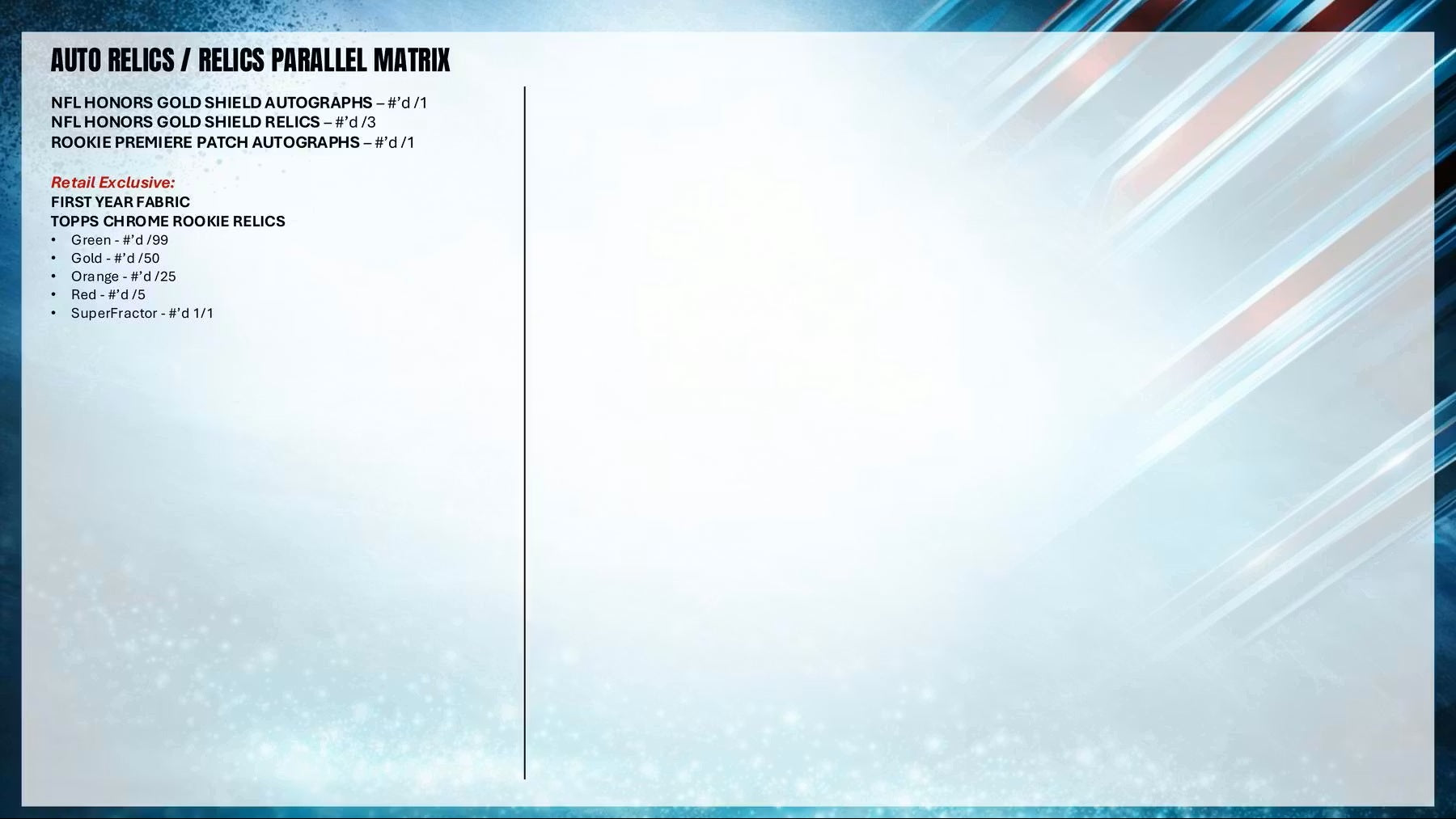 2025 Topps Chrome Football Blaster Box