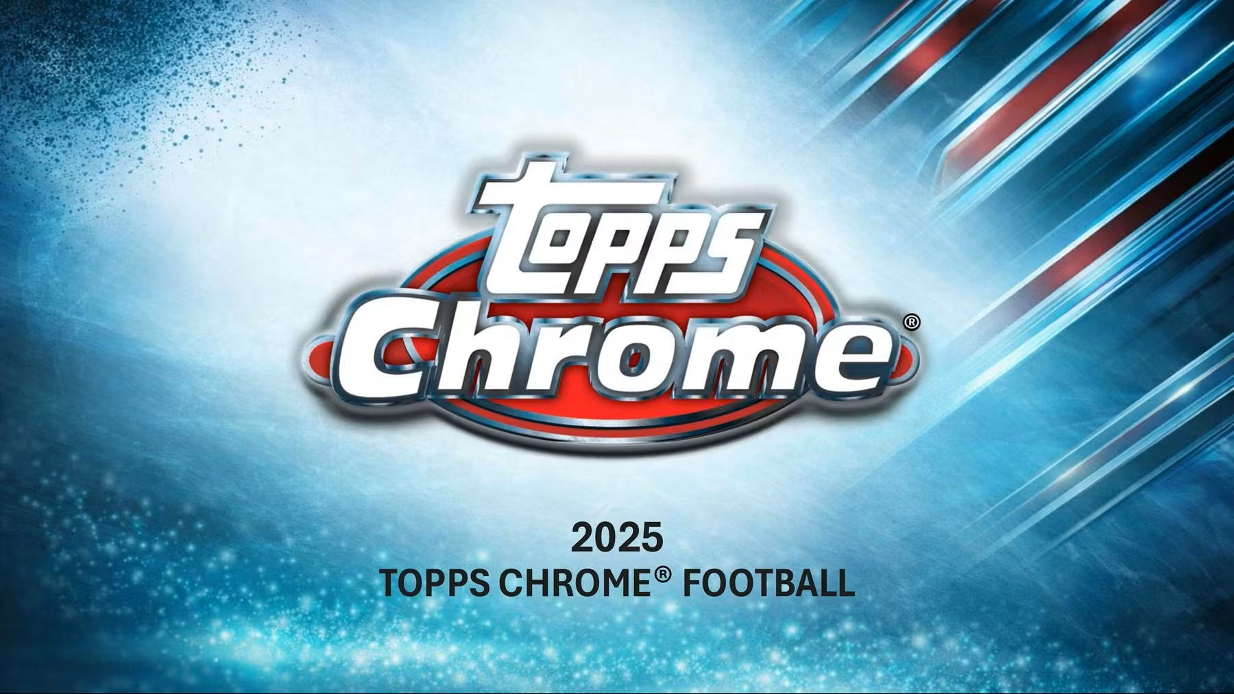 2025 Topps Chrome Football Hobby Jumbo Box