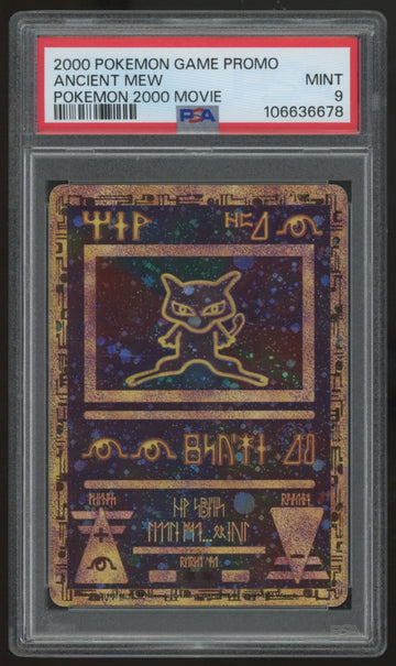 2000 Pokemon Ancient Mew Movie Promo PSA 9 (E)