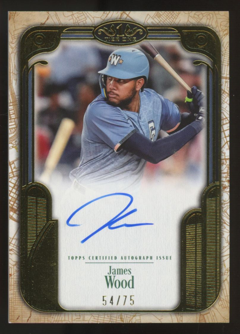 2026 Topps Tier One James Wood City Connect Signature Auto /75 #CCS-JW