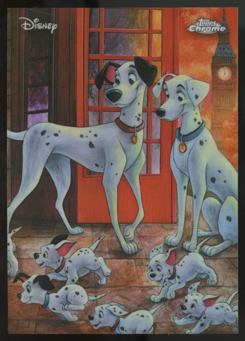 2026 Topps Chrome Disney One Hundred And One Dalmations Art Of Disney SSP #AD-4