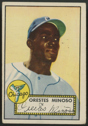 1952 Topps Orestes "Mnnie" Minoso RC #195 VG