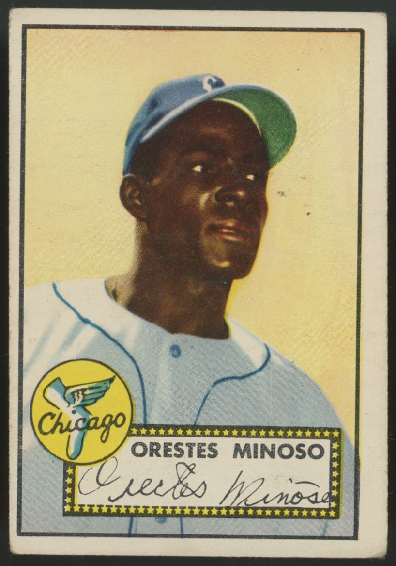 1952 Topps Orestes "Mnnie" Minoso RC #195 VG