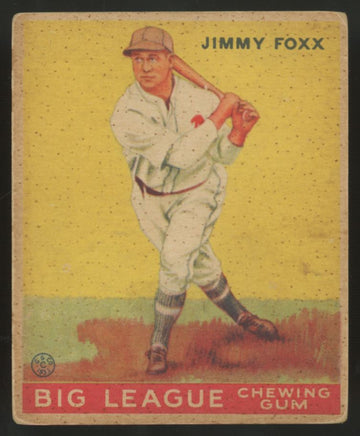 1933 Goudey Jimmy Foxx #29 G/VG