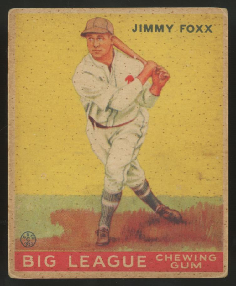 1933 Goudey Jimmy Foxx #29 G/VG
