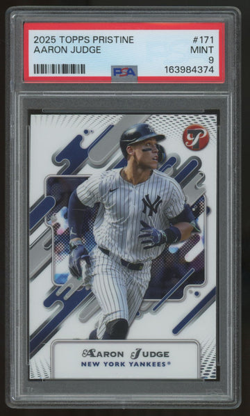 2025 Topps Pristine Aaron Judge #171 PSA 9