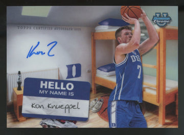 2024-25 Bowman Chrome U Kon Knueppel Campus Dorms Signatures Auto #CDS-KK