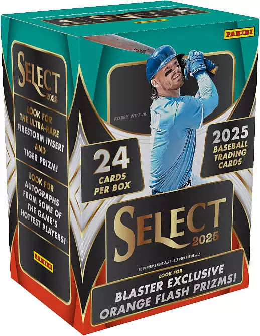 2025 Panini Select Baseball Blaster Box (Orange Flash)