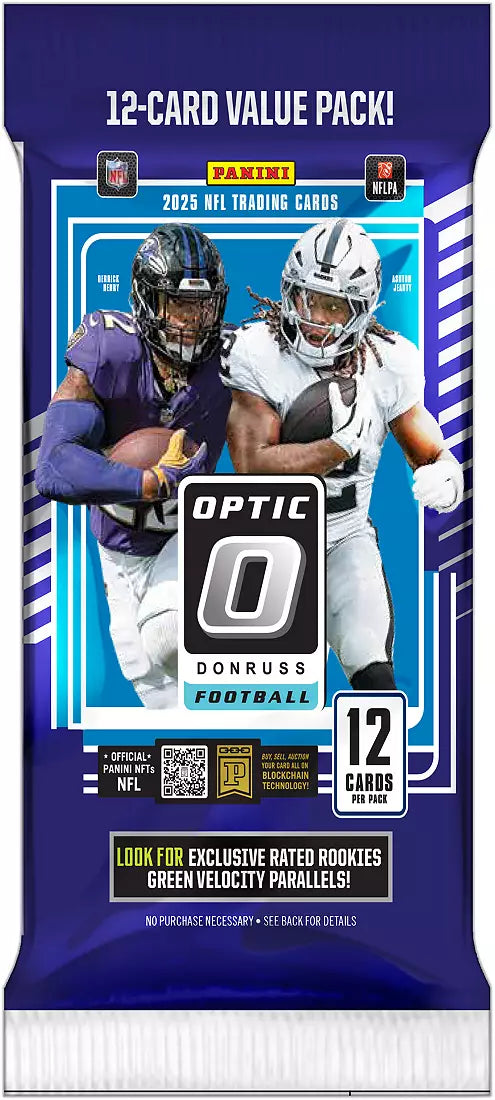 2025 Panini Donruss Optic Football Value Pack Box Case (12)