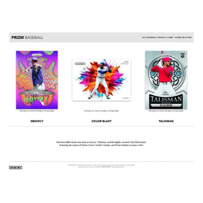 2025 Panini Prizm Baseball Hobby Blaster Box