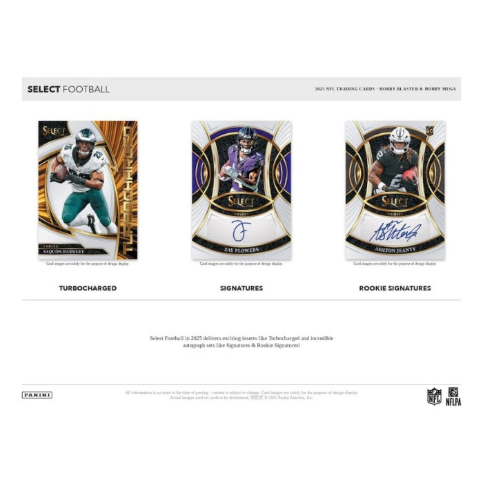 2025 Panini Select Football Hobby Blaster Box (Green & Red Prizm)